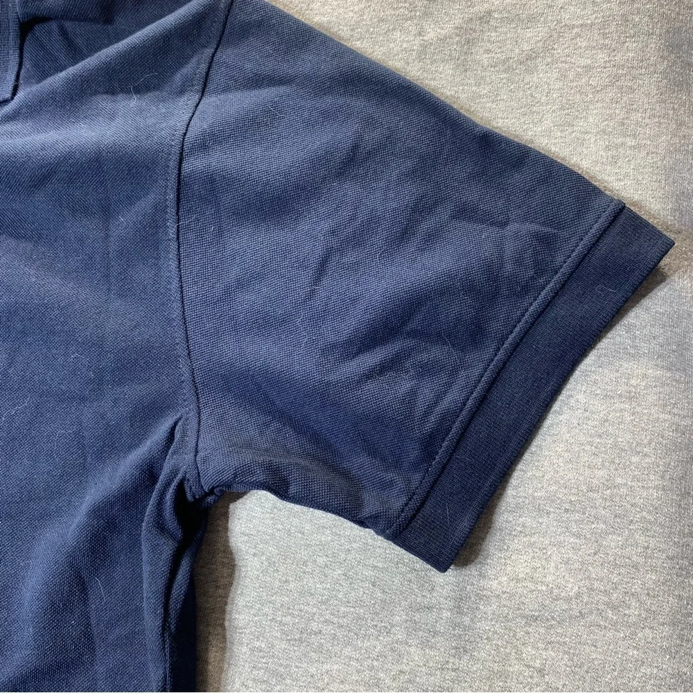 Clique Polo Shirt Men’s M Navy Blue Short Sleeve Golf Scotchguard Protection NWT - Picture 9 of 13